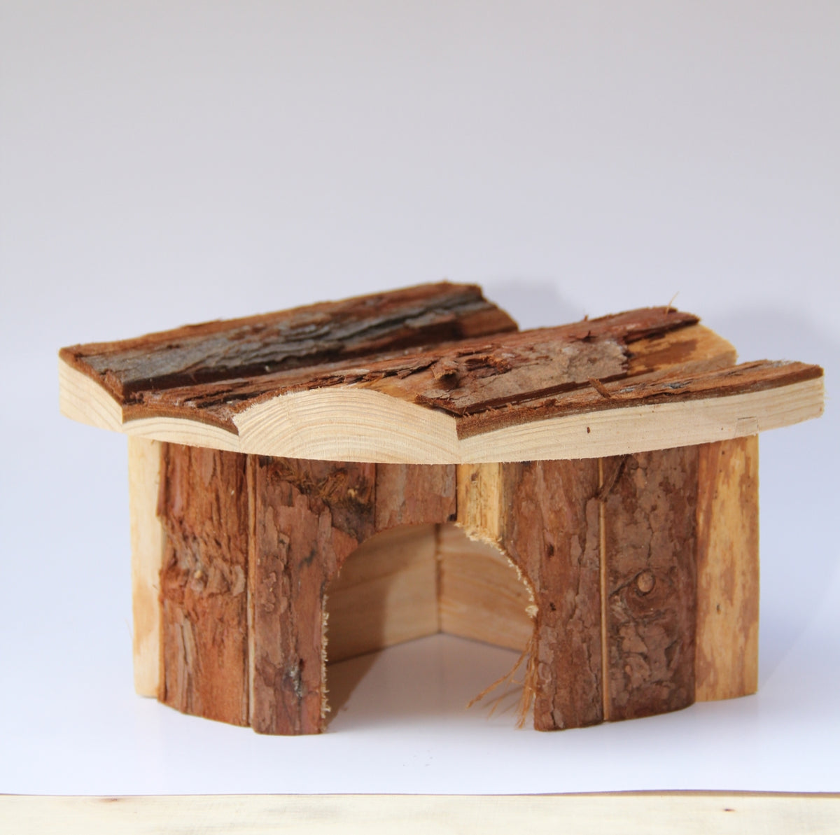 2 X YES4PETS Natural Wooden Hamster Mouse Gerbil - V278-2-X-62041-CORNER-SHELTER