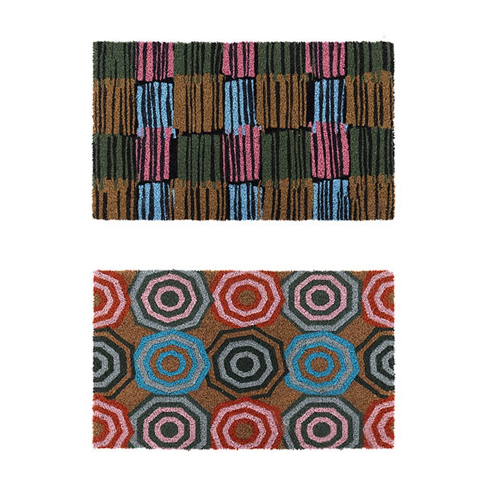 YES4HOMES 2 x Outdoor Doormat for Front Door Entrywa - V278-2-X-66725-DOOR-MAT-L