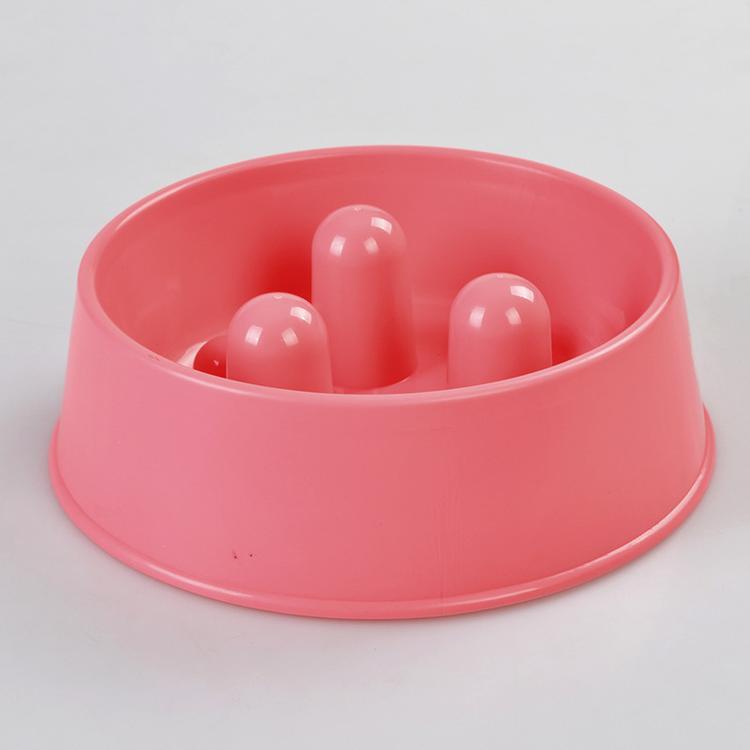 YES4PETS 2 x Medium Pet Anti Gulp Feeder Bowl Dog - slow food Interactive Dish