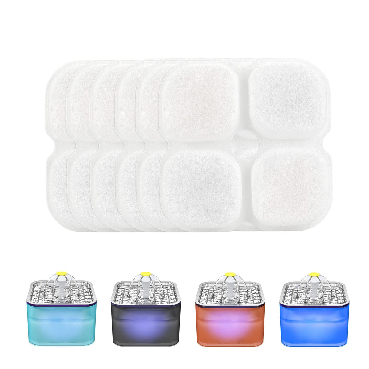 YES4PETS 8 x Pet Dog Cat Fountain Filter- V278-2-X-CTN-PWS106FILTERS
