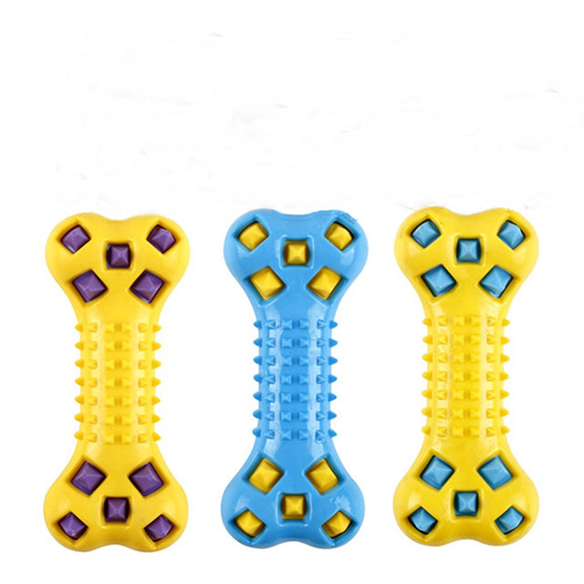 YES4PETS 3 x Large Dog Puppy Rubber Spike Fetch Stick Bone - 536-DOG-FETCH-BONE