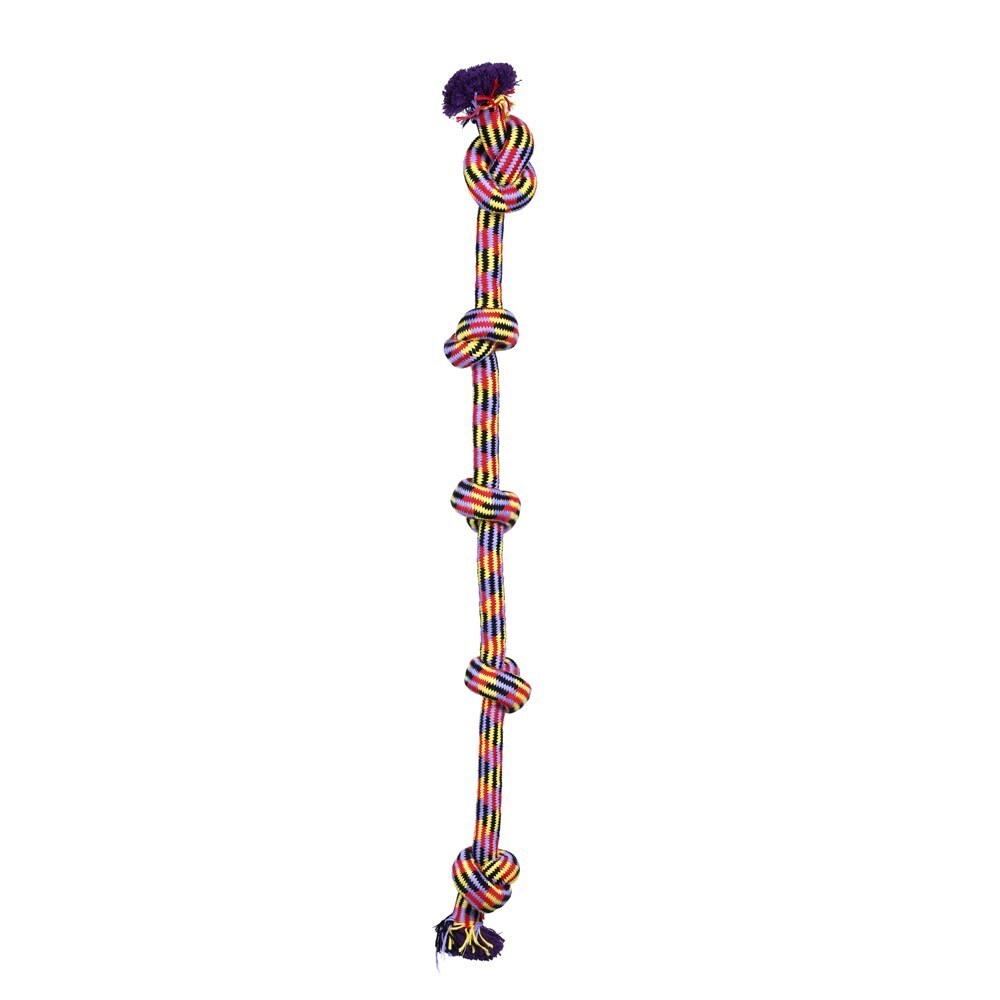 YES4PETS 2 x Dog Toy Tug-of-War Knotted Cotton - V278-44834-TWO-TUG-OF-WAR-ROPE