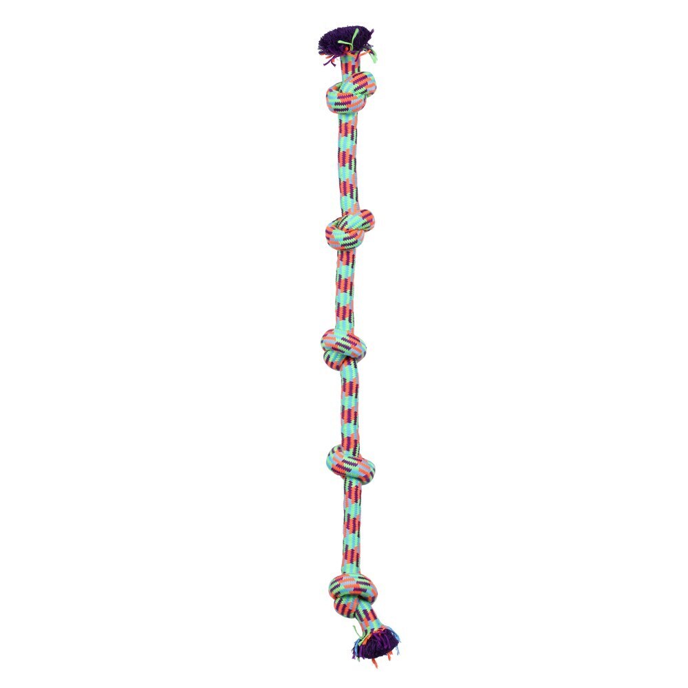 YES4PETS 2 x Dog Toy Tug-of-War Knotted Cotton - V278-44834-TWO-TUG-OF-WAR-ROPE