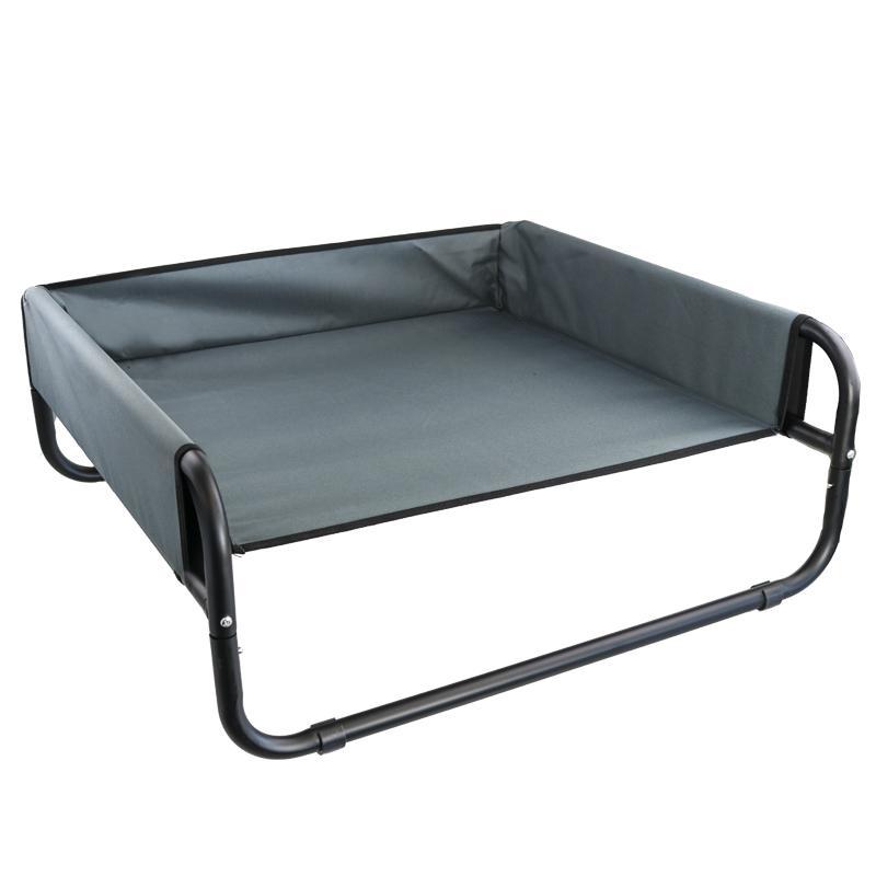 Grey / Black Large Dog Walled Suspension Trampoline Hammock - V278-45268_GRAY
