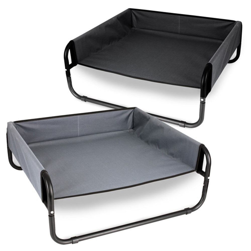 Grey / Black Large Dog Walled Suspension Trampoline Hammock - V278-45268_GRAY