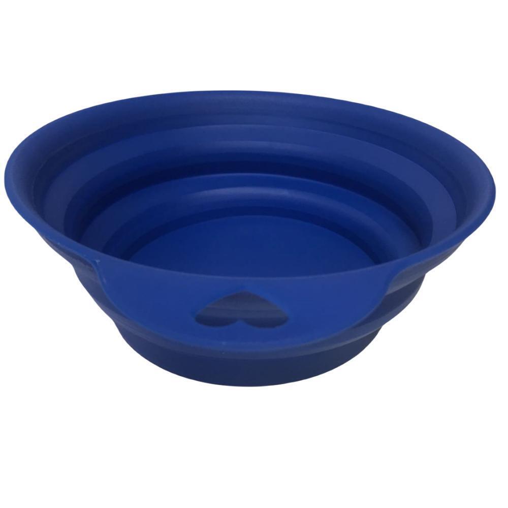 4 x Pet Portable Folding Bowl Dog Cat Food Feeding - Water Feeder Collapsable
