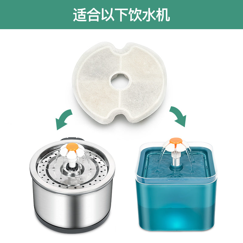 YES4PETS 24x Pet Dog Cat Fountain Filter Replacem - V278-6-X-101-109-107-FILTERS