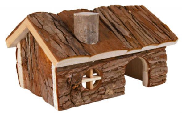 YES4PETS Natural Wooden Hamster Wooden House Small Pet - V278-6160-PET-HOUSE