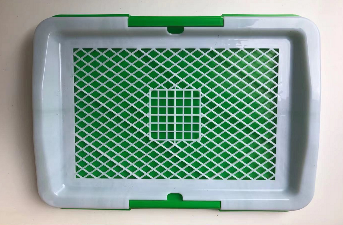 Small Portable Dog Potty Training Tray Pet Puppy Toilet Trays Loo Pad Mat 45x33 cm