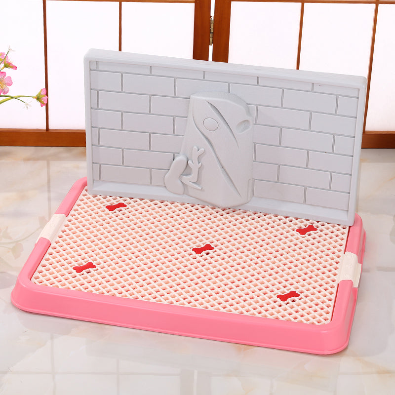 YES4PETS Small Portable Dog Potty Training Tray - V278-BP130-S-POTTY-WALL-PINK