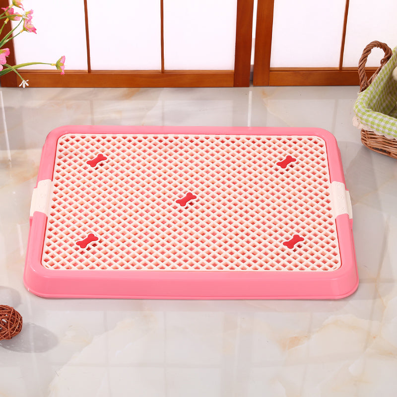 YES4PETS Small Portable Dog Potty Training Tray - V278-BP130-S-POTTY-WALL-PINK