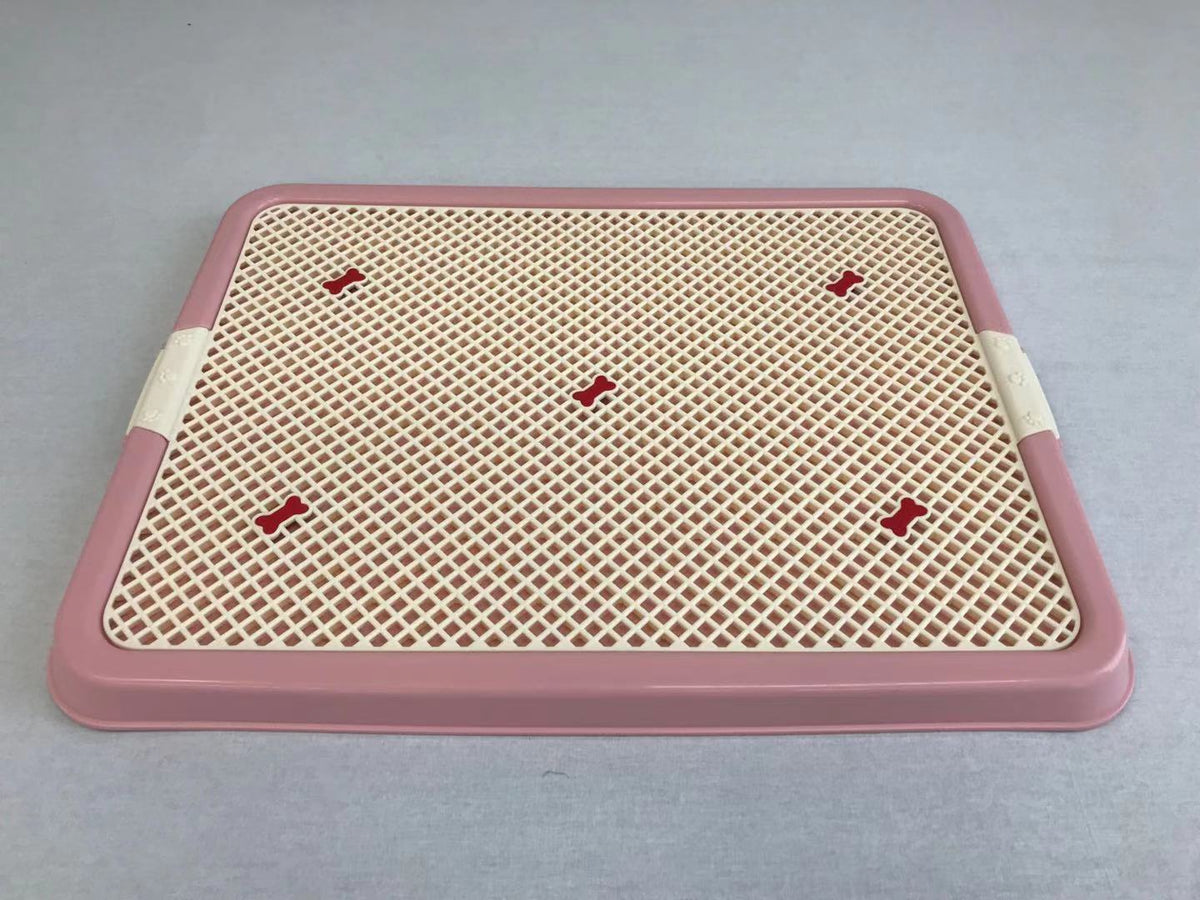 YES4PETS Large Portable Dog Potty Training Tray - V278-BP131-1-POTTY-L-PINK