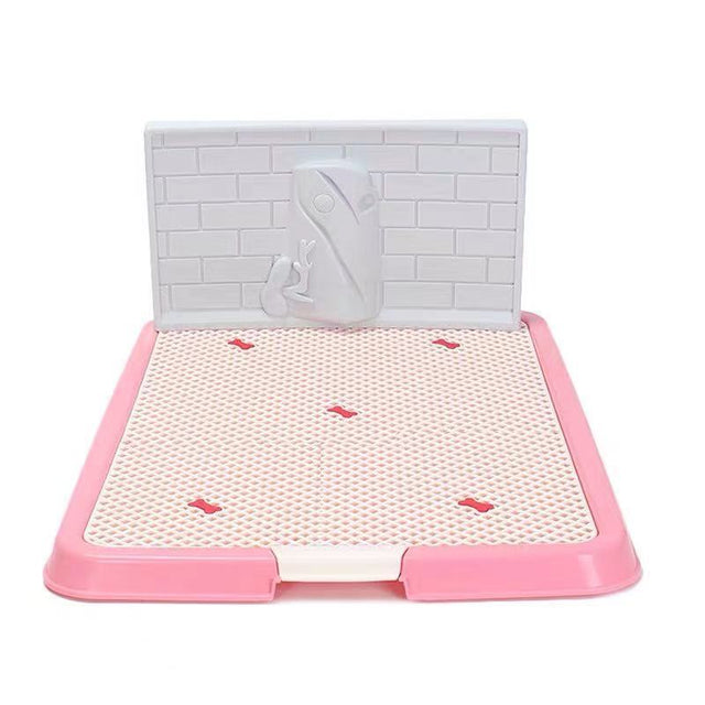 YES4PETS Large Portable Dog Tray Pet Puppy Toilet Trays Loo Pad Mat Pink #LLPINK