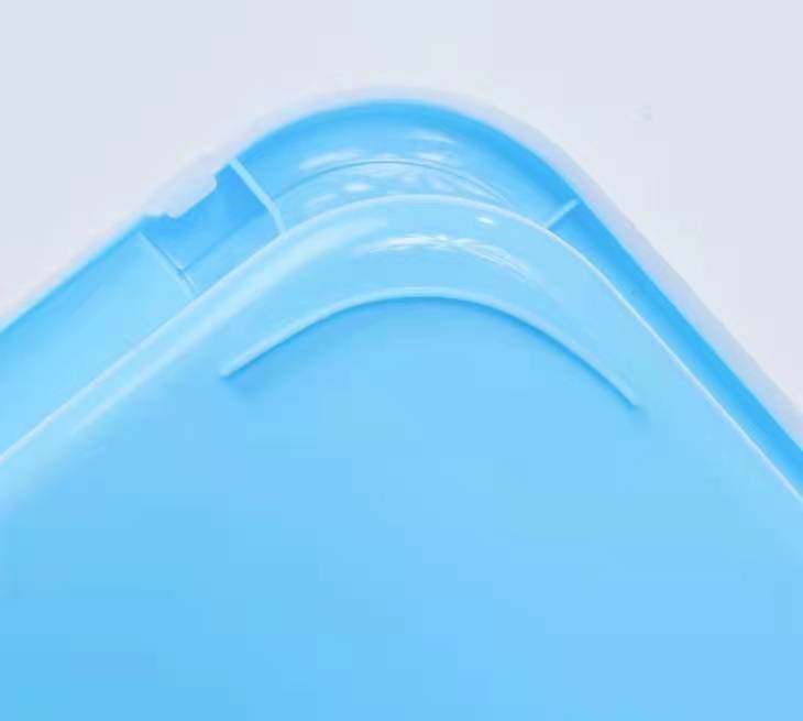 YES4PETS Large Deep Cat Kitty Litter Tray High Wal - V278-BP151-LITTER-TRAY-BLUE
