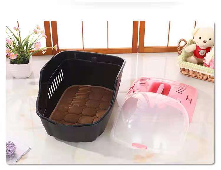 YES4PETS Small Portable Travel Dog Cat Crate Mat Pink - 869077