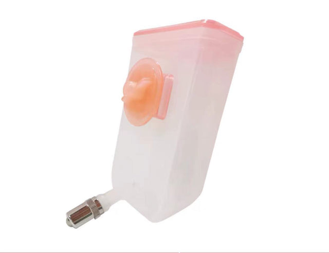 YES4PETS Hanging Pet Water Bottle No-Drip Rabbit Dog Cat Pink