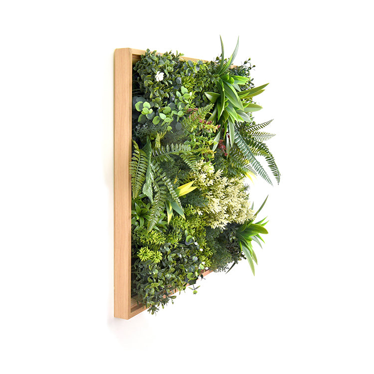 YES4HOMES 3D Green Artificial Plant Wall Panel UV Resistant 50x50CM - 865800
