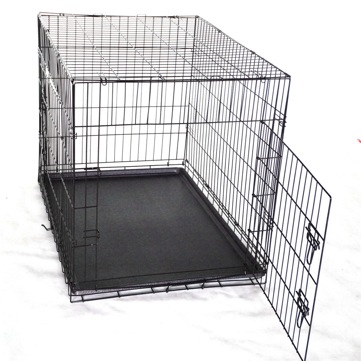 36in Portable Foldable Dog Cat Rabbit Crate Cover Mat Blue - 796988