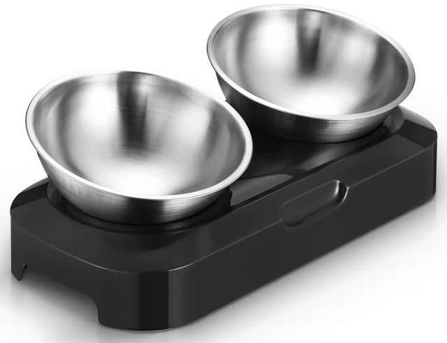 Yes4pets Stainless Steel Pet Water Bowls Anti Slip Skid Feeder Dog Rabbit Cat