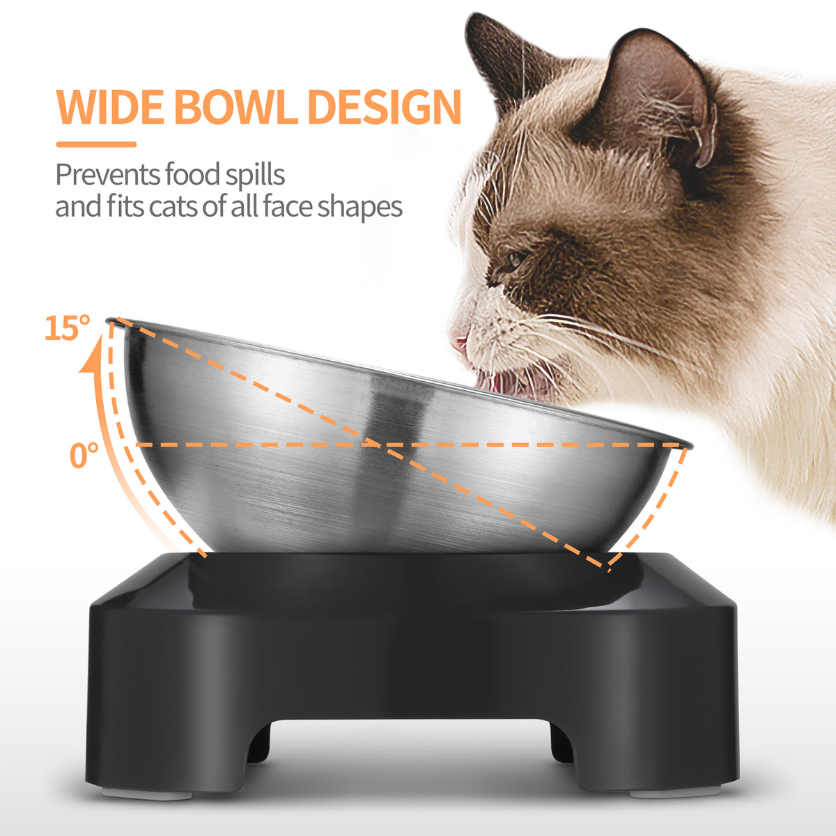 YES4PETS 2 x M Stainless Steel Pet Bowl Water Bowls - V278-F01S-PET-BOWL