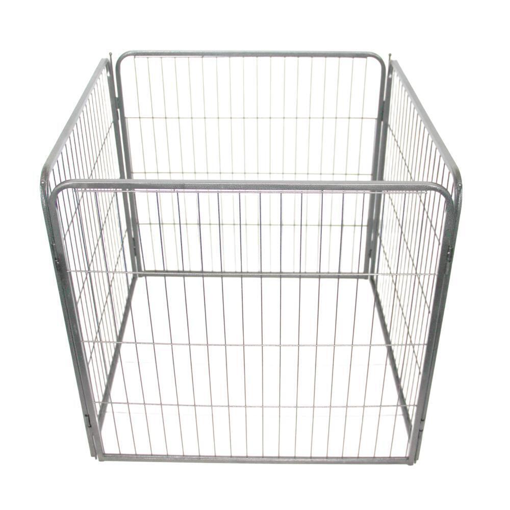 YES4PETS 4 Panel 80cm Heavy Duty Pet Playpen Fence - 167663