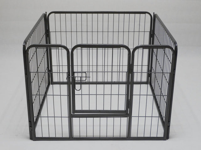 YES4PETS 4 Panel 80cm Heavy Duty Pet Playpen Fence - 855970