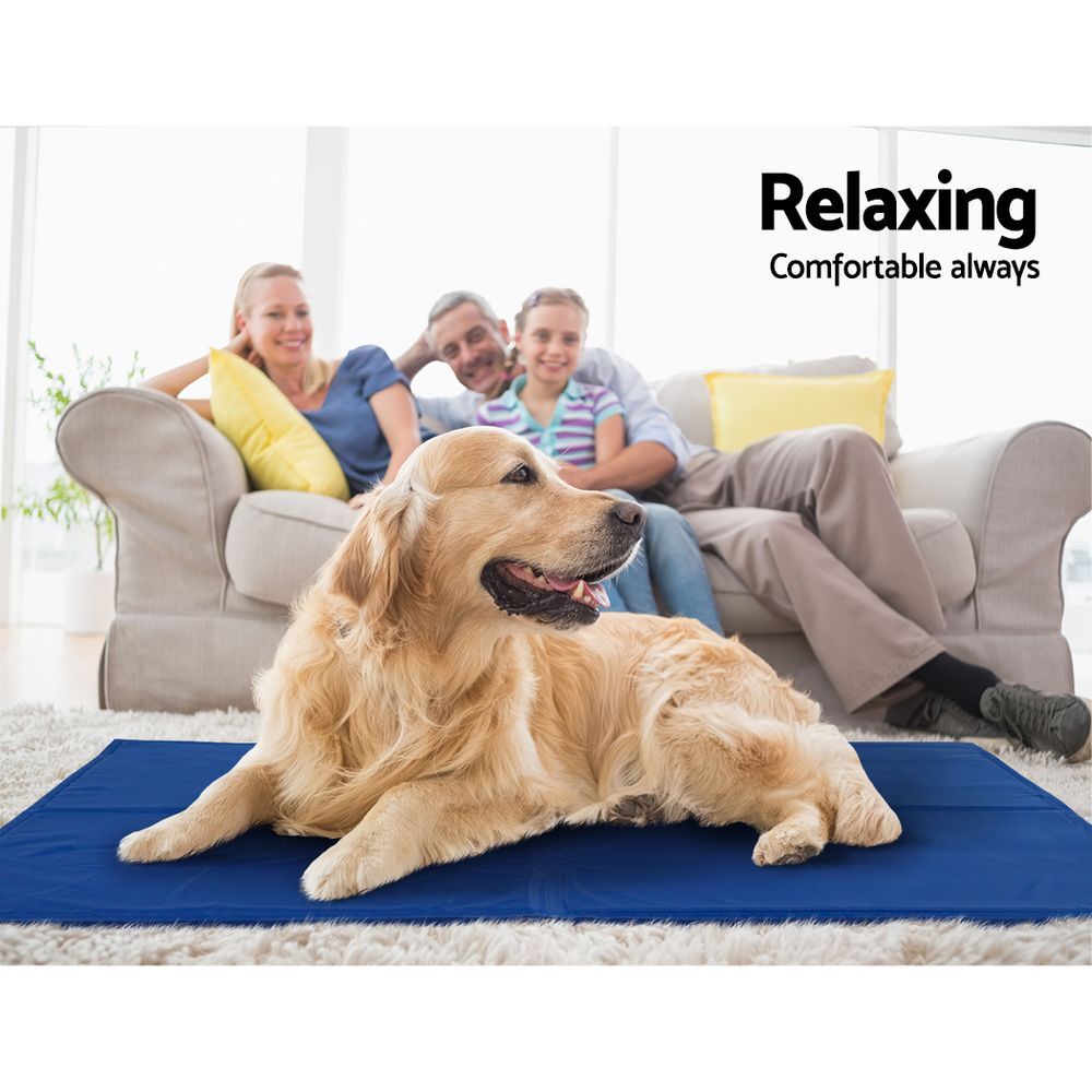 2 X Pet Cooling Bed Gel Mat Dog Cat Non-Toxic Cool Pad - V278-PET-BED-COOL-MX2