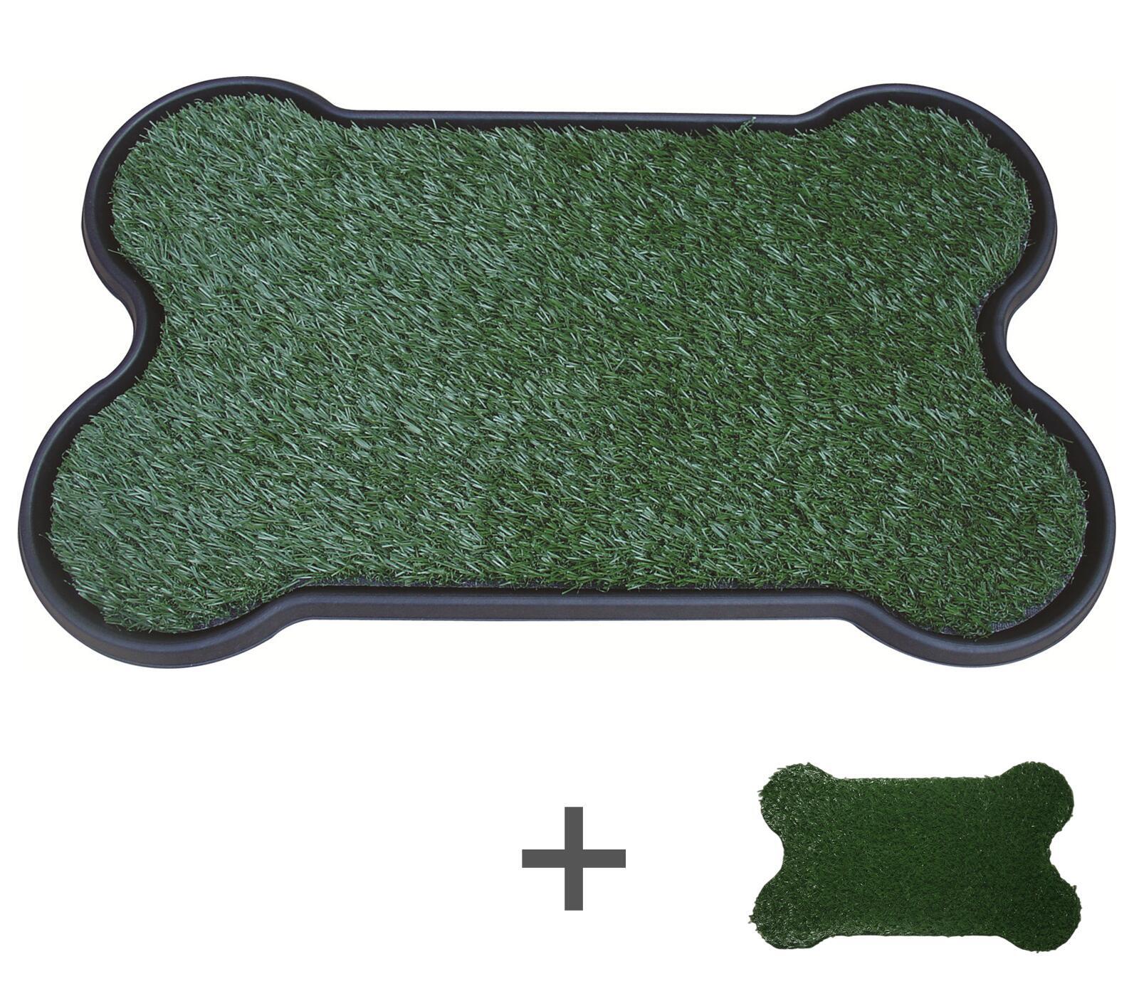 YES4PETS Dog Puppy Toilet Grass Potty Training - V278-POTTY-HH212-BONE-2XGRASS