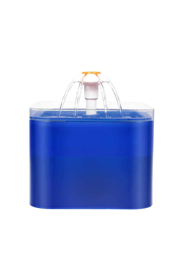YES4PETS Automatic Pet Water Fountain Dog Cat Bowl LED Blue