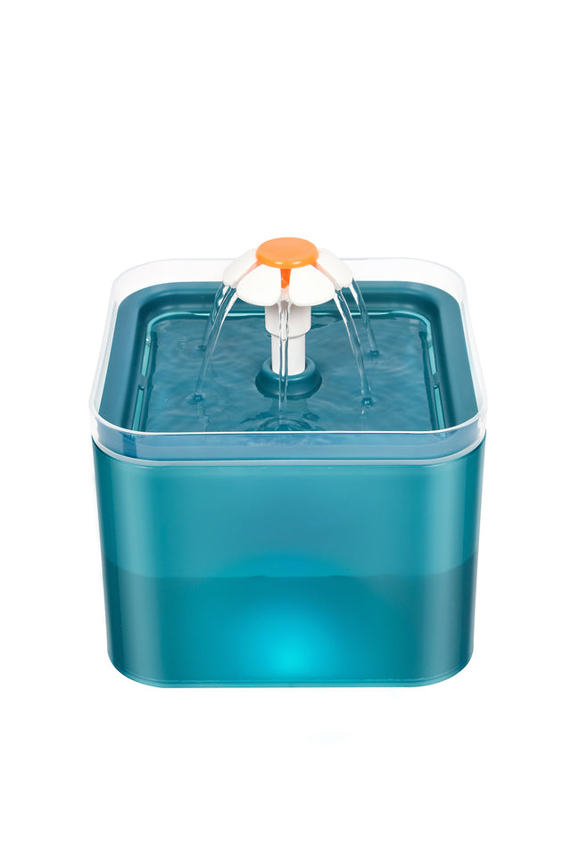 YES4PETS Automatic Pet Water Fountain Dog Cat Bowl LED Green
