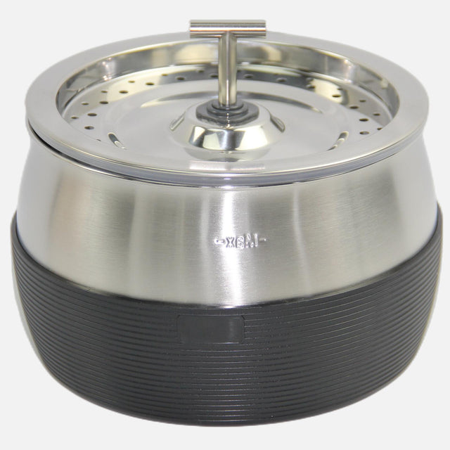 Yes4pets 3 l Automatic Dog Cat Stainless Steel Feeder Bowl Dispenser Black