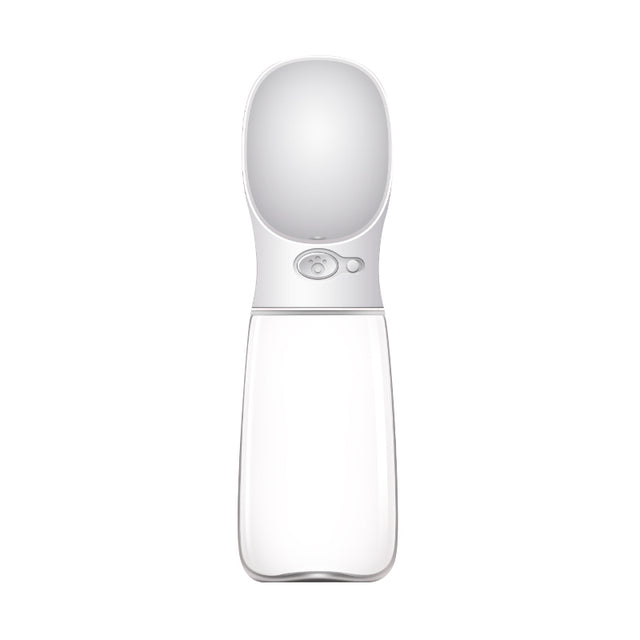 YES4PETS 550ml Portable Dog Cat Water Bottle Feeder White