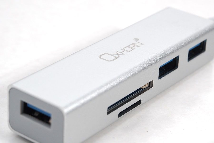 OXHORN AD-U31-H3C Type C to USB3.0 HUB+Card Reader
