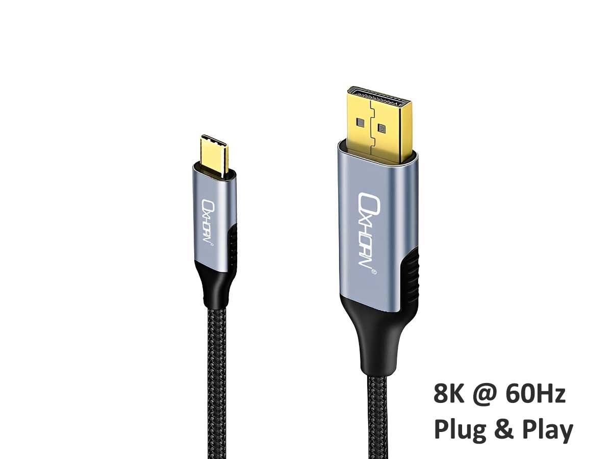 OXHORN CB-CD-802 USB C to DP Cable 2m