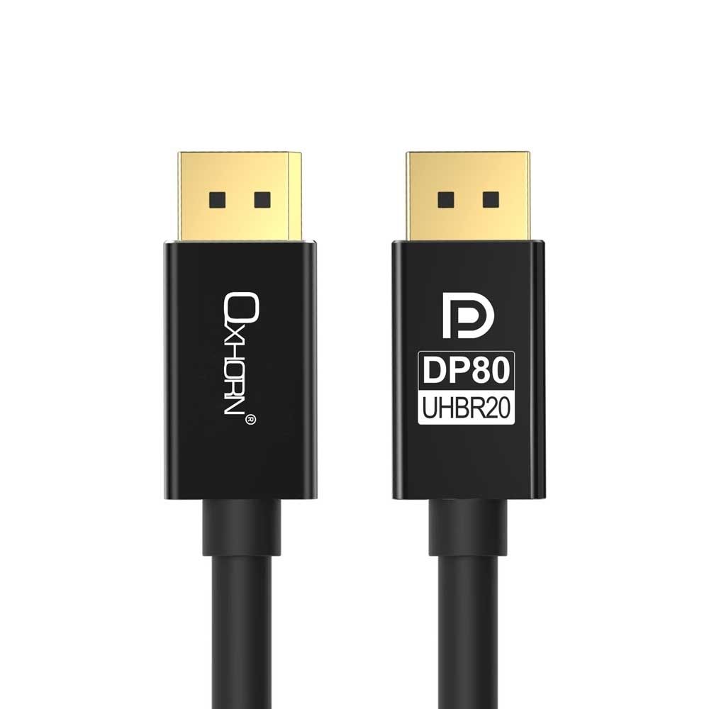OXHORN CB-DP-16K-02 DisplayPort 2.1 Cable DP80 1.8m