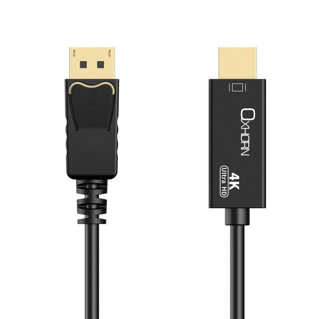 OXHORN CB-DP-HDMI-01 DisplayPort to HDMI Cable 4K, 1m
