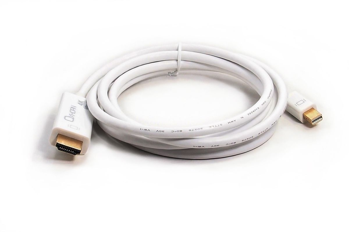 OXHORN CB-DPM-H4-03 Mini DP to HDMI Cable 3m 4K