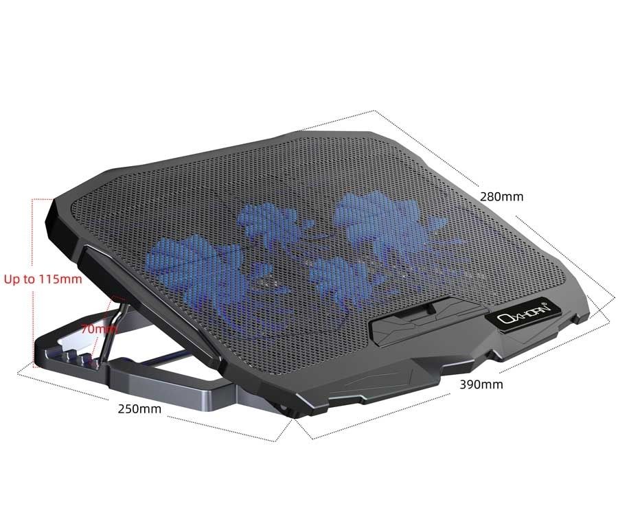 OXHORN LC-1701 Laptop Cooling Stand High Adjustable