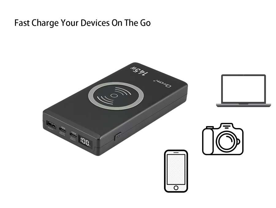 OXHORN NB-PB145W USB C PD Laptop Power Bank 145w