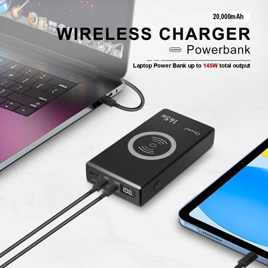 OXHORN NB-PB145W USB C PD Laptop Power Bank 145w