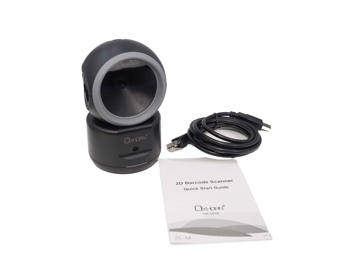 OXHORN UB-D202 Desktop 2D Barcode Scanner