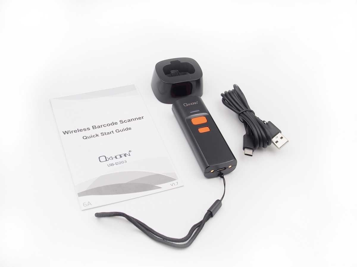 OXHORN UB-D203 Mini Wireless 2D Barcode Scanner