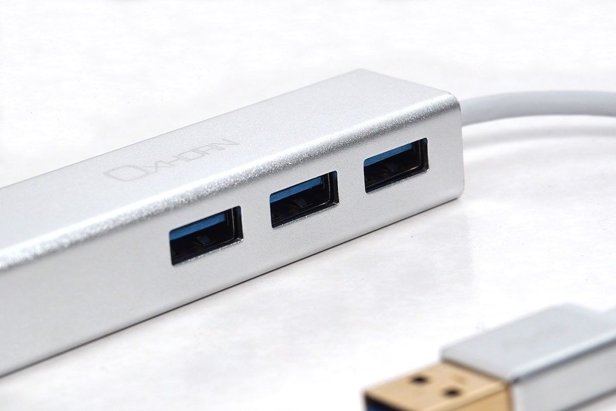 OXHORN USB-H3L USB 3.0 Hub+Gigabit LAN
