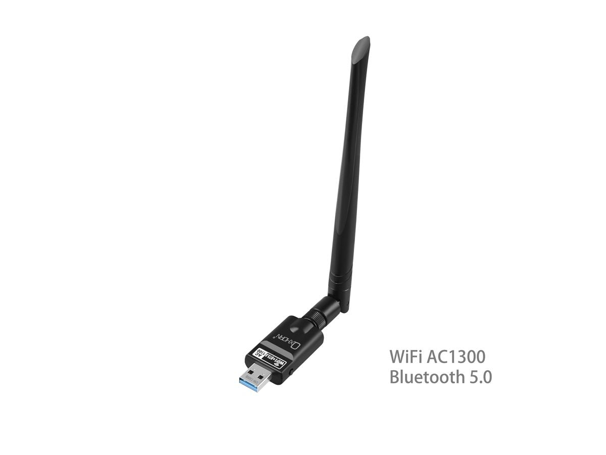 OXHORN UW-1300B USB AC1300 + Bluetooth 5.0 Adapter
