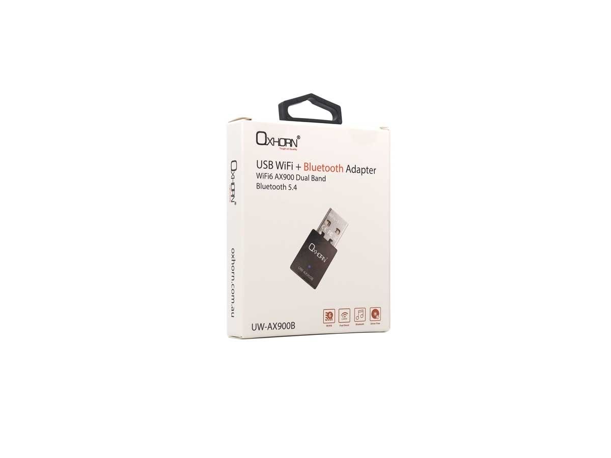 OXHORN UW-AX900B USB AX900 + Bluetooth 5.4 Adapter