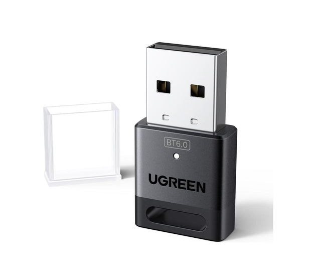 UGREEN 75073 Bluetooth 6.0 USB Dongle Adapter 20m Range 5 Device Play Laptop