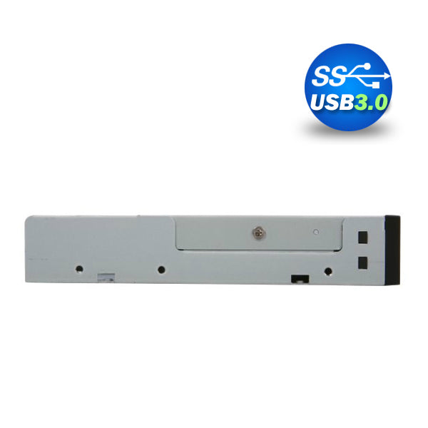 3.5" USB 3.0 All in One Internal Card Reader Full Long Metal w/Front Black
