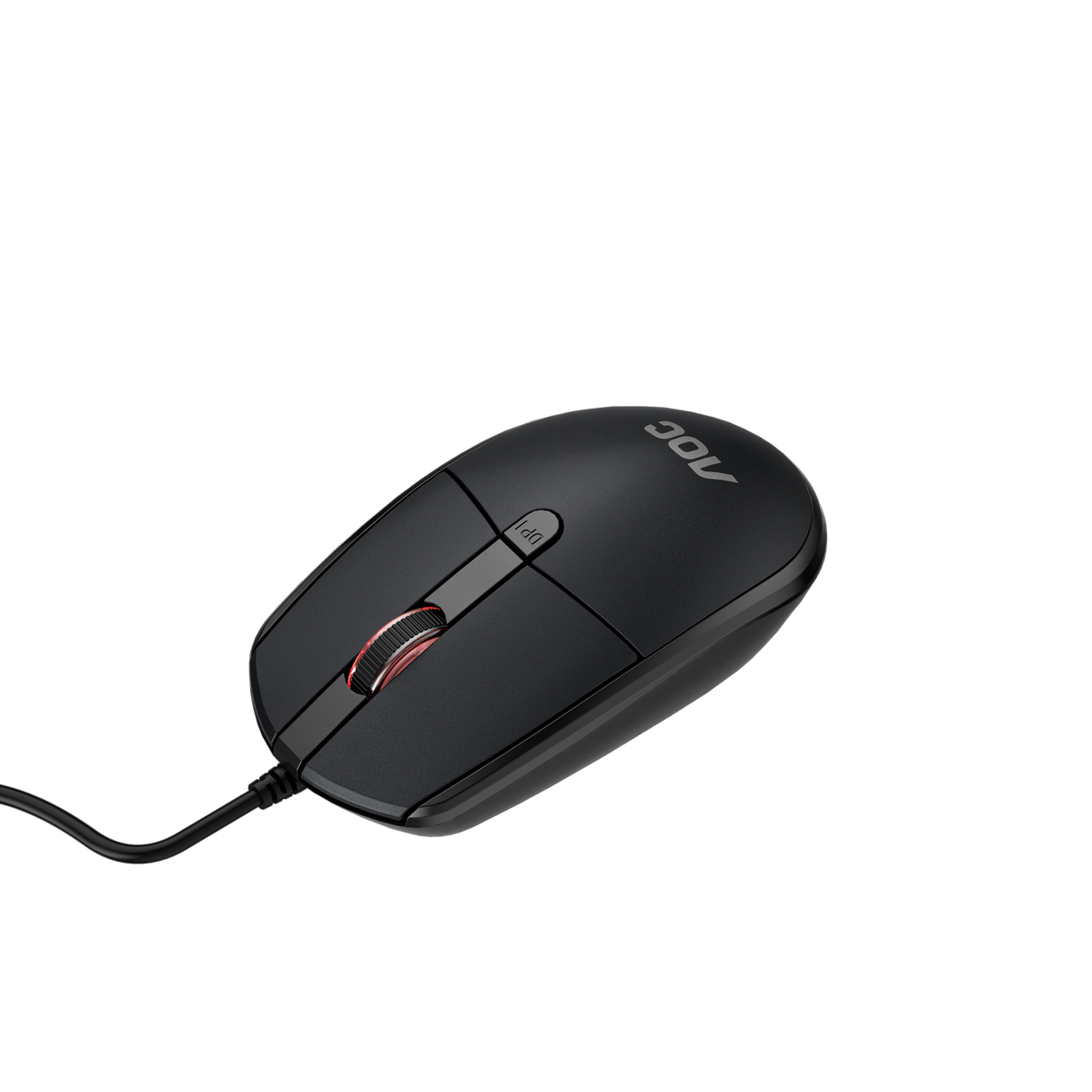 AOC MS130B/LA Wired Office Mouse USB Optical 3-Button Black