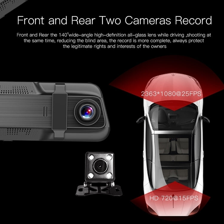 Anytek T600 Ultra HD Dual Cameras 5.5 inch IPS Touch Screen Car DVR Driving
