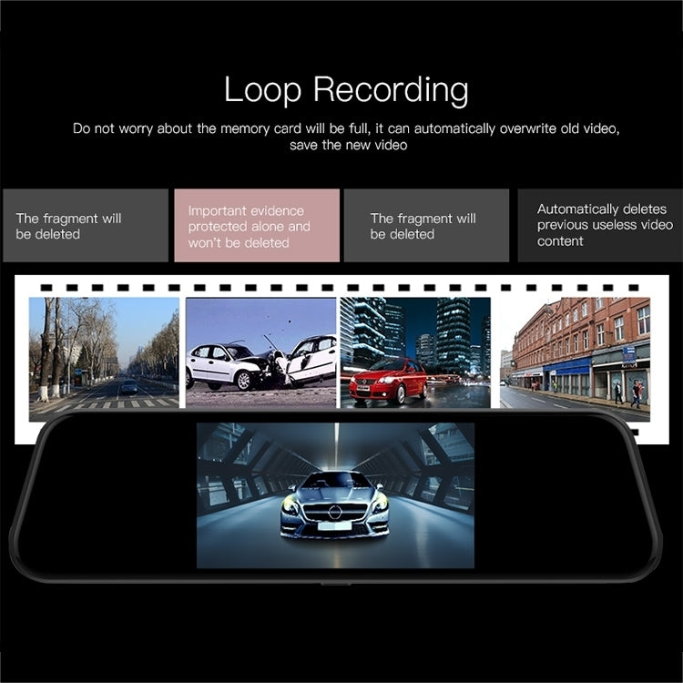 Anytek T600 Ultra HD Dual Cameras 5.5 inch IPS Touch Screen Car DVR Driving